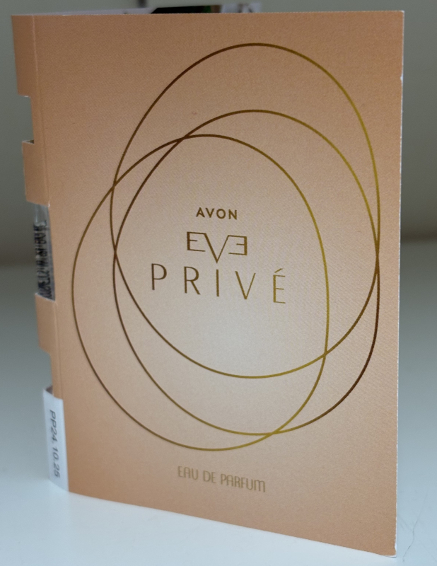 AVON EVE PRIVÉ EdP / Karte mit Duftprobe